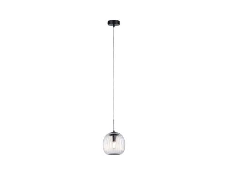 Lampa wisząca łazienkowa RUYA E14 max.20W IP44 230V czarny matowy / szkło - 2