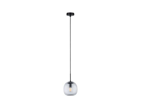 Lampa wisząca łazienkowa RUYA E14 max.20W IP44 230V czarny matowy / szkło - 4