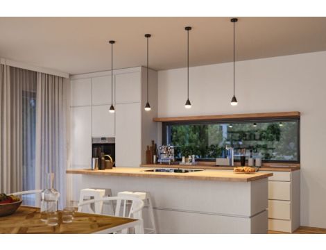 Oprawa wisząca LUIA GU10 max.10W IP44 230V czarny / metal - 8