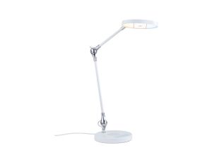 Lampka biurkowa NUMIS QI LED 11W 2700K-6500K 1000lm DIM 230V biały / aluminium