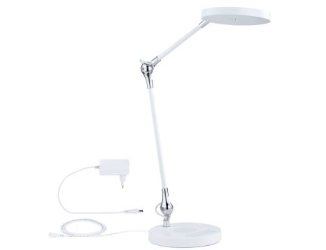 Lampka biurkowa NUMIS QI LED 11W 2700K-6500K 1000lm DIM 230V biały / aluminium - 11