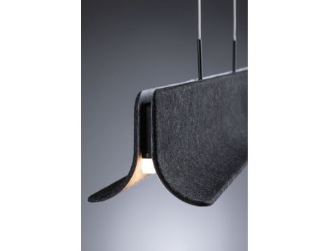 Oprawa wisząca NOYAN LED 3-STEP DIM 2X24W 2700K 2000lm IP44 230V antracyt / metal / filc - 2