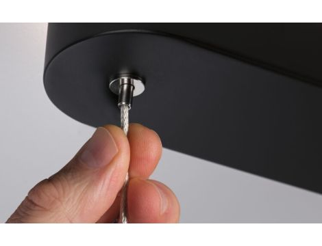 Oprawa wisząca NOYAN LED 3-STEP DIM 2X24W 2700K 2000lm IP44 230V antracyt / metal / filc - 4