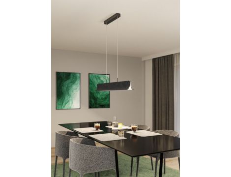 Oprawa wisząca NOYAN LED 3-STEP DIM 2X24W 2700K 2000lm IP44 230V antracyt / metal / filc - 5