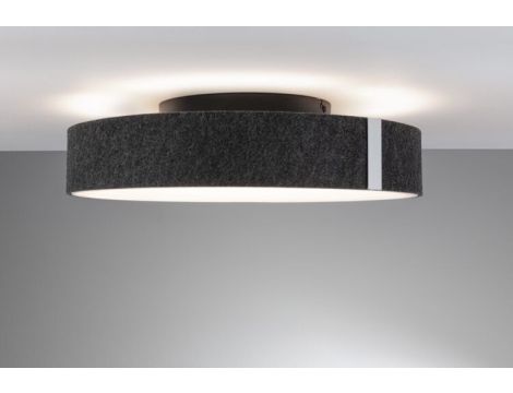 Plafoniera MALIKA LED 3-STEP DIM 29W 402mm 2300lm 2700K 230V antracyt / metal/ filc - 4