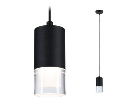 Oprawa wisząca łazienkowa  KAME LED 3-STEP DIM 9W 3000K 700lm IP44 230V czarny / metal