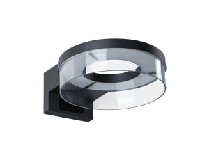 Oprawa elewacyjna CAPERA LED 8W 700lm 3000K czujnik ruchu i zmierzchu IP44 230V antracyt / aluminium - image 2