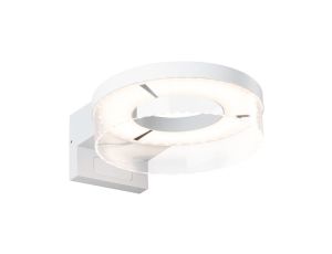 Oprawa elewacyjna CAPERA LED 8W 700lm 3000K czujnik ruchu i zmierzchu IP44 230V biały / aluminium