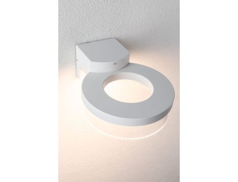 Oprawa elewacyjna CAPERA LED 8W 700lm 3000K czujnik ruchu i zmierzchu IP44 230V biały / aluminium - 3