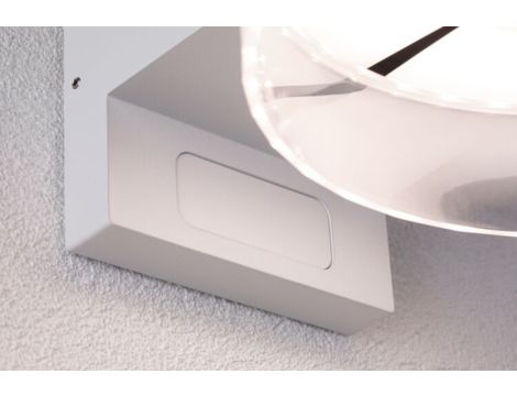 Oprawa elewacyjna CAPERA LED 8W 700lm 3000K czujnik ruchu i zmierzchu IP44 230V biały / aluminium - 5