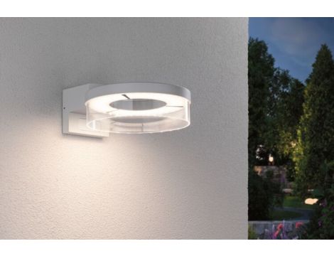 Oprawa elewacyjna CAPERA LED 8W 700lm 3000K czujnik ruchu i zmierzchu IP44 230V biały / aluminium - 4