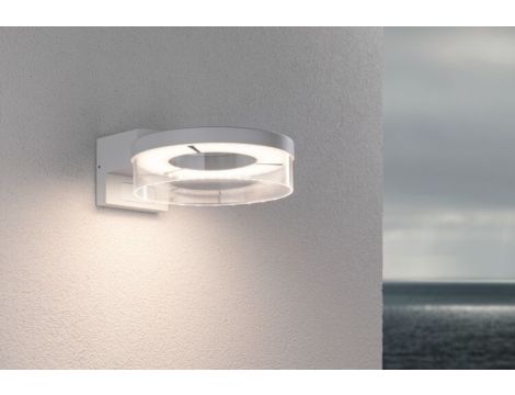 Oprawa elewacyjna CAPERA LED 8W 700lm 3000K czujnik ruchu i zmierzchu IP44 230V biały / aluminium - 6