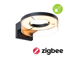 Oprawa elewacyjna CAPERA LED SH Zigbee12,5W 800lm 2200K-3000K czujnik ruchu i zmierzchu IP44 230V antracyt / aluminium