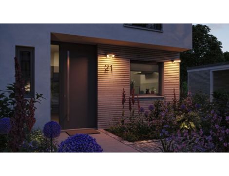 Oprawa elewacyjna CAPERA LED SH Zigbee12,5W 800lm 2200K-3000K czujnik ruchu i zmierzchu IP44 230V antracyt / aluminium - 8