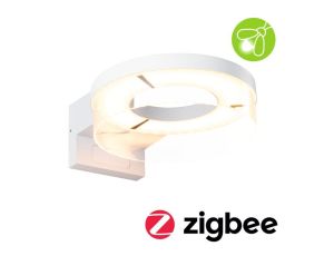 Oprawa elewacyjna CAPERA LED SH Zigbee12,5W 800lm 2200K-3000K czujnik ruchu i zmierzchu IP44 230V biały / aluminium