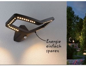 Oprawa elewacyjna ALARA LED 10W 450lm 3000K czujnik ruchu i zmierzchu IP44 230V antracyt / aluminium - image 2