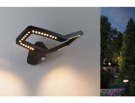 Oprawa elewacyjna ALARA LED 10W 450lm 3000K czujnik ruchu i zmierzchu IP44 230V antracyt / aluminium - 9