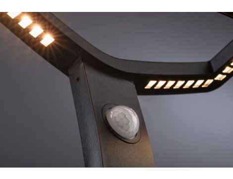 Oprawa ogrodowa ALARA LED 10W 450lm 3000K 665mm czujnik ruchu i zmierzchu IP44 230V antracyt / aluminium - 4