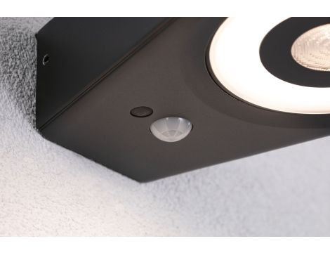 Oprawa elewacyjna SILMA LED 10W 450lm 3000K czujnik ruchu i zmierzchu IP44 230V antracyt / aluminium - 6