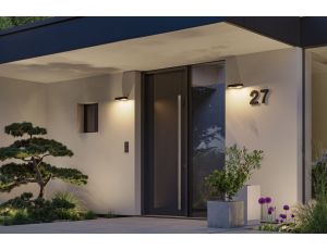 Oprawa elewacyjna SILMA LED 10W 2 450lm 3000K czujnik ruchu i zmierzchu IP44 230V antracyt / aluminium - image 2