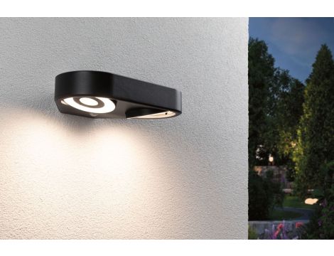 Oprawa elewacyjna SILMA LED 10W 2 450lm 3000K czujnik ruchu i zmierzchu IP44 230V antracyt / aluminium - 5