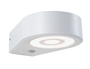 Oprawa elewacyjna SILMA LED 10W 450lm 3000K czujnik ruchu i zmierzchu IP44 230V biały / aluminium