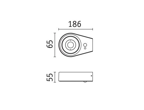 Oprawa elewacyjna SILMA LED 10W 450lm 3000K czujnik ruchu i zmierzchu IP44 230V biały / aluminium - 10