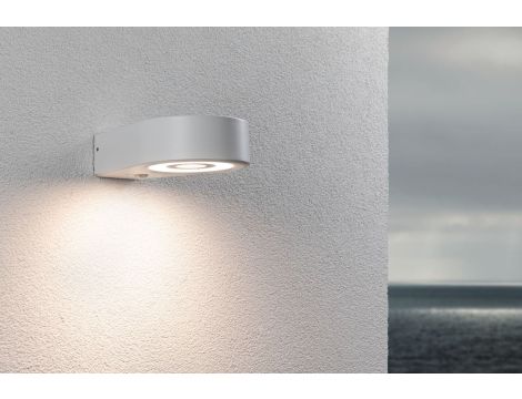 Oprawa elewacyjna SILMA LED 10W 450lm 3000K czujnik ruchu i zmierzchu IP44 230V biały / aluminium - 4