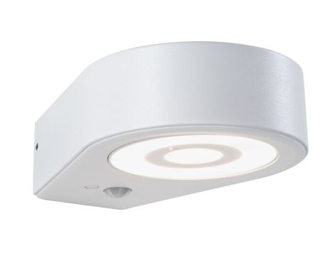 Oprawa elewacyjna SILMA LED 10W 450lm 3000K czujnik ruchu i zmierzchu IP44 230V biały / aluminium