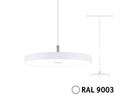 Oprawa wisząca na szynoprzewód URail HILDOR LED DIM 15W 850lm 4000K 230V biały RAL 9003 / metal