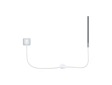 Przewód zasilający do szynoprzeowdu Urail 2m z wyłącznikiem  max.1000W chrom matowy - 5