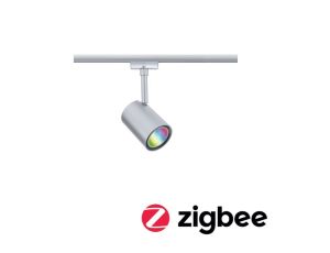 Reflektor na szynoprzewód Urail LUXE LED SH Zigbee GU10 4,8W 350lm 2200K-6500K 230V chrom matowy / tworzywo sztuczne