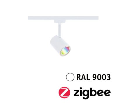 Reflektor na szynoprzewód Urail LUXE LED SH Zigbee GU10 4,8W 350lm 2200K-6500K 230V biały / tworzywo sztuczne