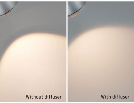 Reflektor na szynoprzewód URail ALDAN 8W 500lm 2700K-6500K 230V chrom matowy / metal - 6