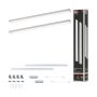 Zestaw uzupełniający opraw podszafkowych LED LINE DIM PIR 2x4W 2x350lm 350mm 30000K 24V chrom matowy / aluminium - 6