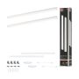 Zestaw przedłużający opraw podszafkowych LED LINE DIM PIR 2x4W 2x350lm 350mm 30000K 24V biały matowy / aluminium - 6