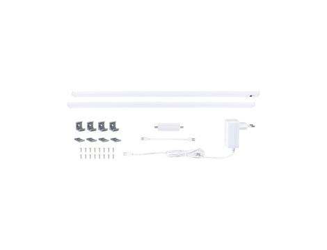 Zestaw opraw podszafkowych SET LINE DIM PIR 2x6W 2x500lm 550mm 2700K-6500K 230V/24V biały matowy / aluminium