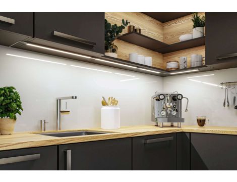 Zestaw uzupełniający opraw podszafkowych  LED LINE DIM PIR 2x6W 2x500lm 550mm 30000K 24V chrom matowy / aluminium - 5