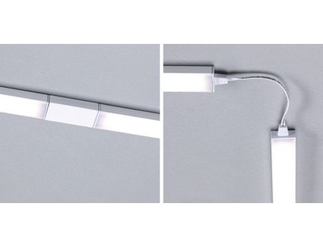 Zestaw opraw podszafkowych SET LINE DIM PIR 2x4W 2x350lm 350mm 3000K 230V/24V biały matowy / aluminium - 6