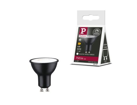 Źródło światła LED GU10 DIM 750lm 8W 4000K 36st. 230V czarny matowy/ tworzywo sztuczne - 4