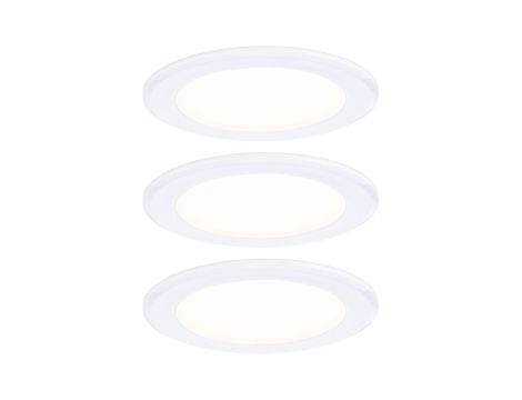 Zestaw opraw meblowych do wbudowania EBL SET 3x2,5W 3x180lm 3000K 12V biały / tworzywo sztuczne - 2