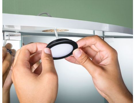 Zestaw opraw meblowych do wbudowania EBL SET 3x2,5W 3x180lm 3000K 12V  czarny matowy / tworzywo sztuczne - 10