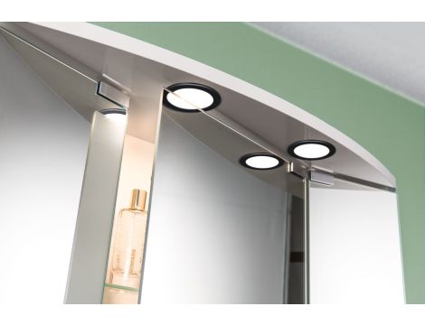 Zestaw opraw meblowych do wbudowania EBL SET 3x2,5W 3x180lm 3000K 12V  czarny matowy / tworzywo sztuczne - 9