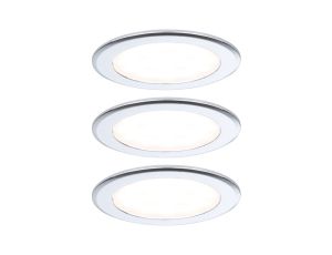 Zestaw opraw meblowych do wbudowania EBL SET 3x2,5W 3x180lm 3000K 12V chrom / tworzywo sztuczne - image 2