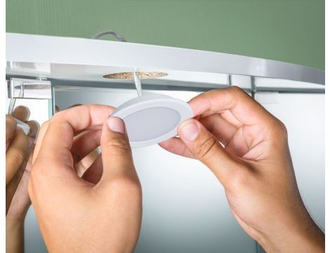 Zestaw opraw meblowych do wbudowania EBL SET 3x2,5W 3x180lm 4000K 12V biały / tworzywo sztuczne - 5