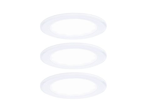 Zestaw opraw meblowych do wbudowania EBL SET 3x2,5W 3x180lm 4000K 12V biały / tworzywo sztuczne - 2