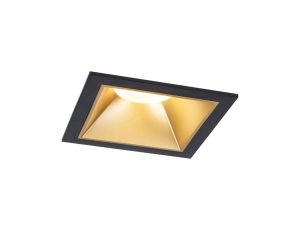 Oprawa do wbudowania EBL COLE SET COIN 3-STEP DIM 6W 470lm 2700K IP44 230V czarny matowy / złoty / aluminium