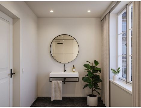 Oprawa do wbudowania EBL COLE SET COIN 3-STEP DIM zestaw 3x6W 3x470lm 2700K IP44 230V biały matowy / aluminium - 6