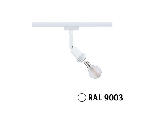 Reflektor na szynoprzewód URail DECO SYSEMS DIM E14 max.20W 230V biały RAL9003 / metal
