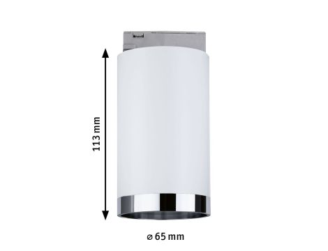 Reflektor na szynoprzewód URail TUBE DIM GU10 max.10W 230V biały RAL9003 / metal - 7